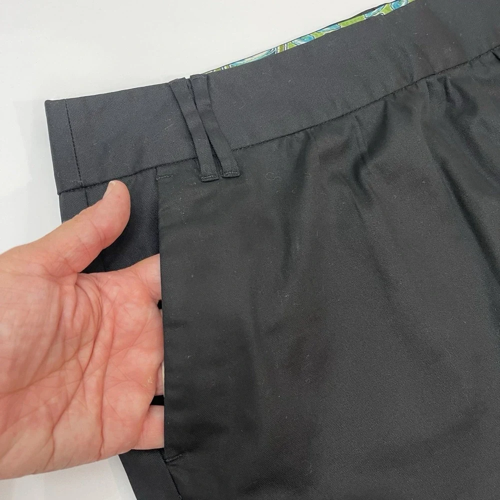 Tommy Hilfiger Women's Black Short Skirt 6‎ Side Zip Pockets